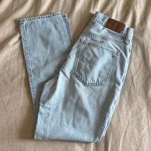 Madewell Women's Straight Jeans in Light Blue